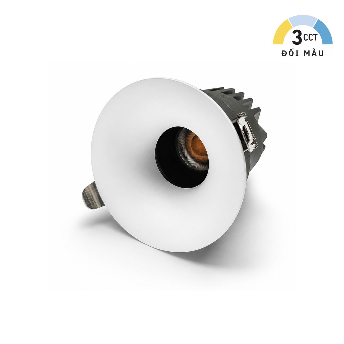 Âm Trần Spotlight Akimi Lancome CRI 95 Trumpet Flex Đổi Màu | 15W